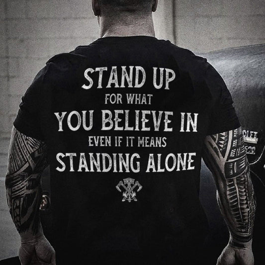 Stand Up For What Printed Men's T-shirt