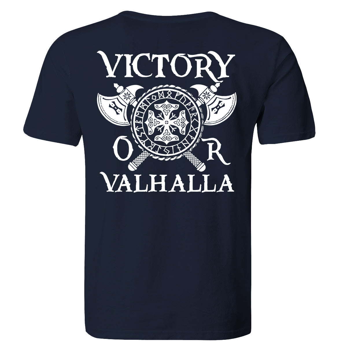 Victory Letter Axes Printed Men's T-shirt