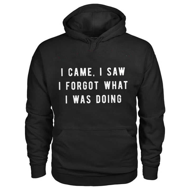 I Came, I Saw I Forgot What I Was Doing Hoodie