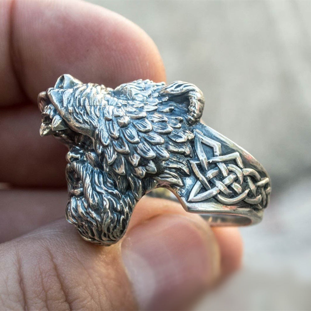 BERSERKER BEAR VIKING RING