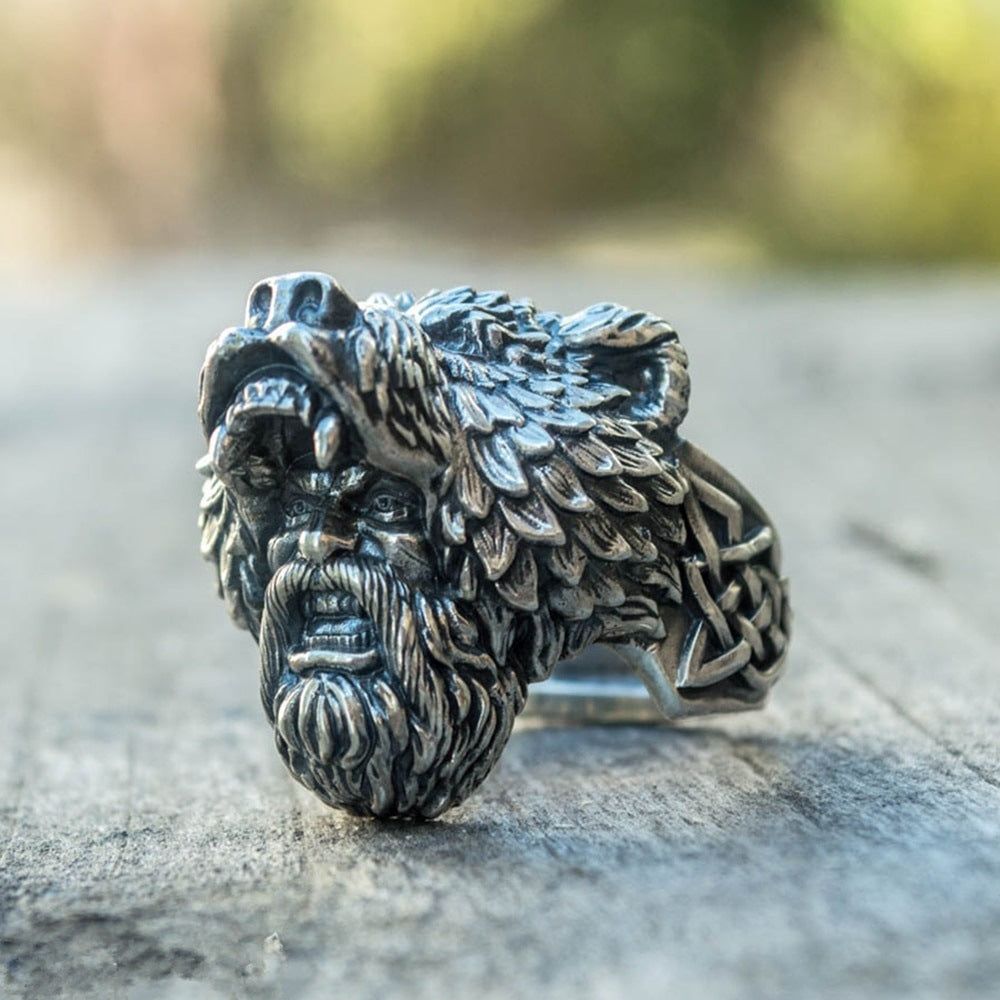 BERSERKER BEAR VIKING RING