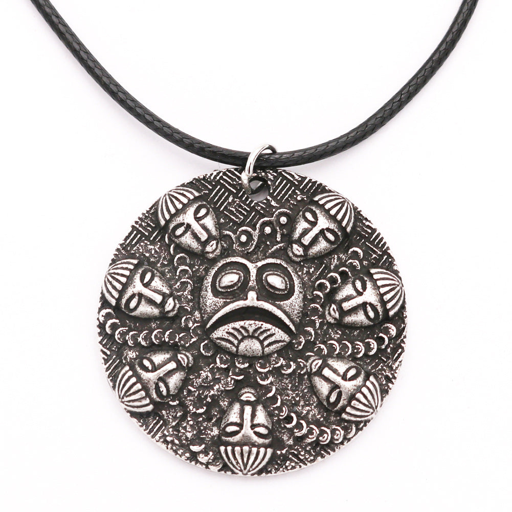 Viking Ogma Medallion Men's Casual Necklace