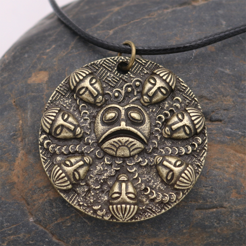 Viking Ogma Medallion Men's Casual Necklace