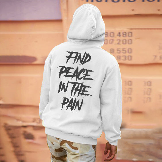 Find Peace In The Rain Men's Hoodie