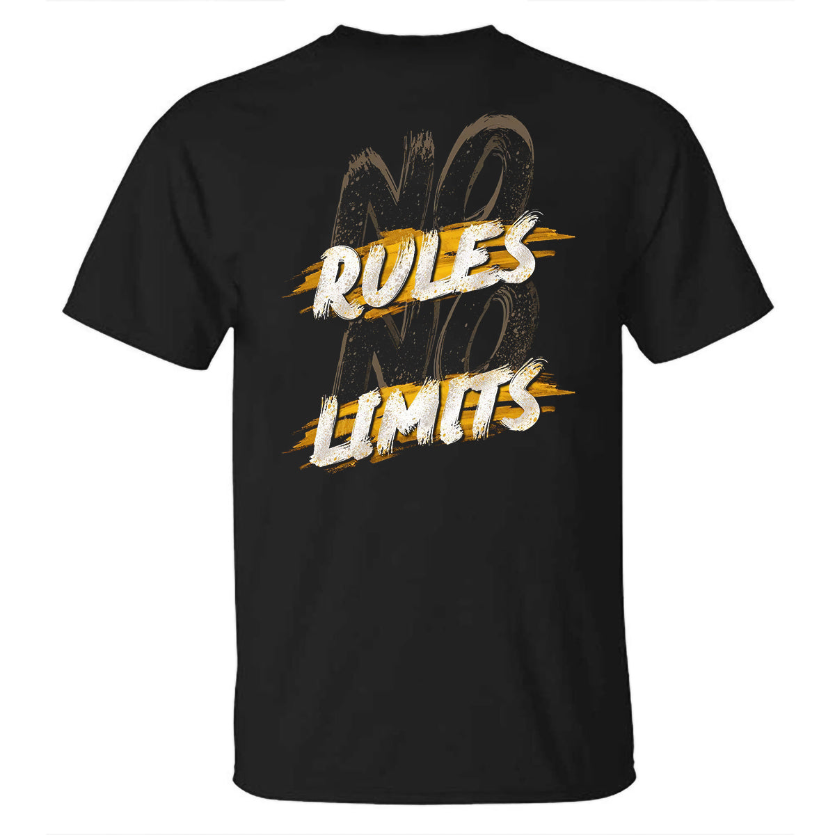 No Rules No Limits Printed T-shirt