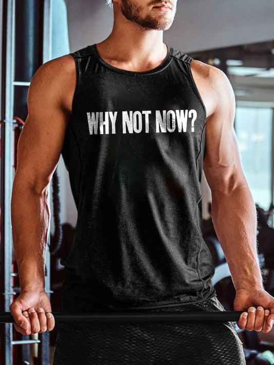 Why Not Now? Printed Vest