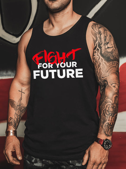 Fight For Your Future Printed Vest