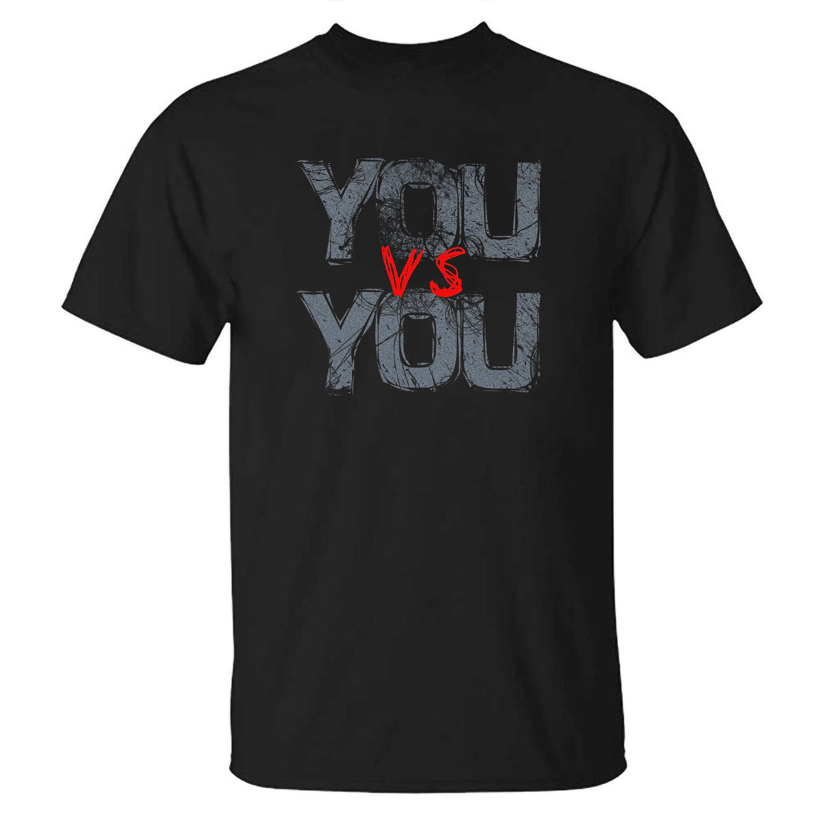 You Vs You Printed Casual T-shirt