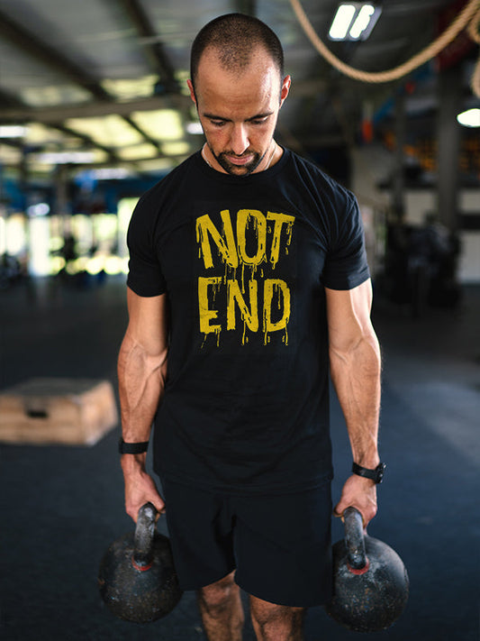 Not End Printed Men's T-shirt