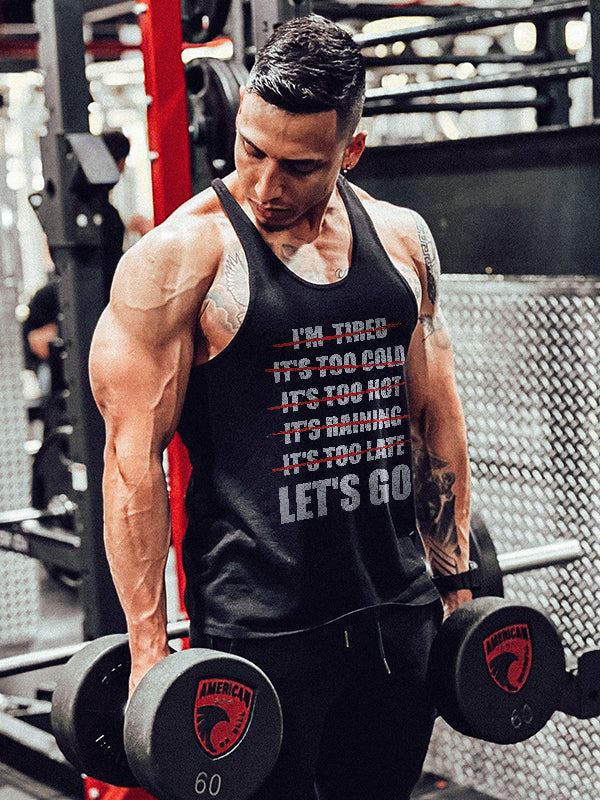 Let's Go Printed Men's Vest