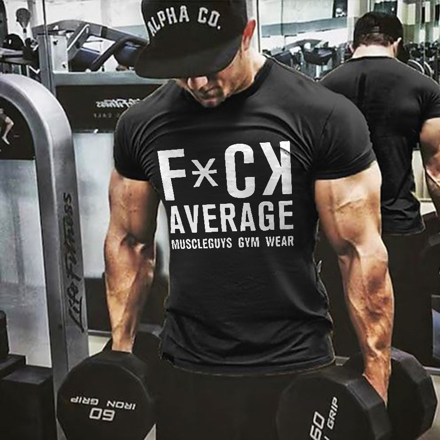 F*cx Average Muscleguys Gym Wear Print Men's T-shirt