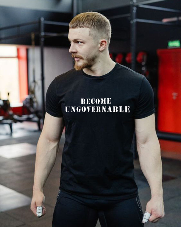 Become Ungovernable Print Men's T-shirt