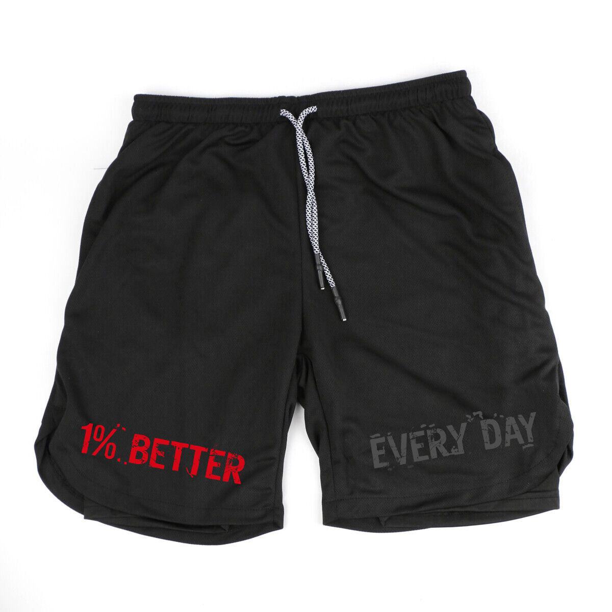 1% Better Every Day Print Men's Shorts