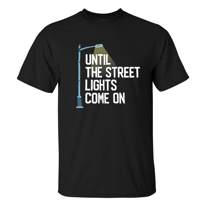 Until The Street Lights Come On Printed Men's T-shirt