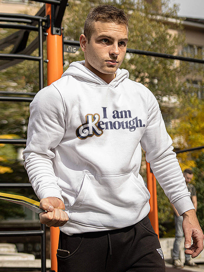 I Am Kenough Printed Men's Hoodie