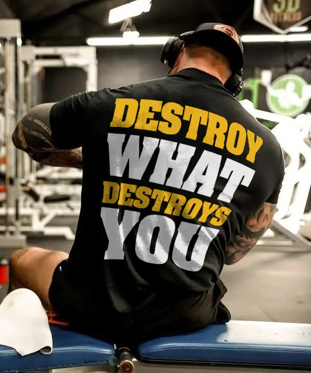 Destroy what destroy you  Print Men's T-shirt