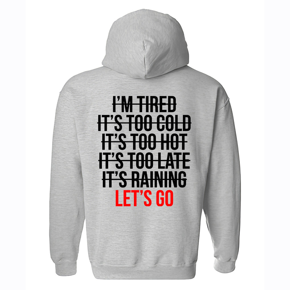 Let's Go Printed Casual Hoodie