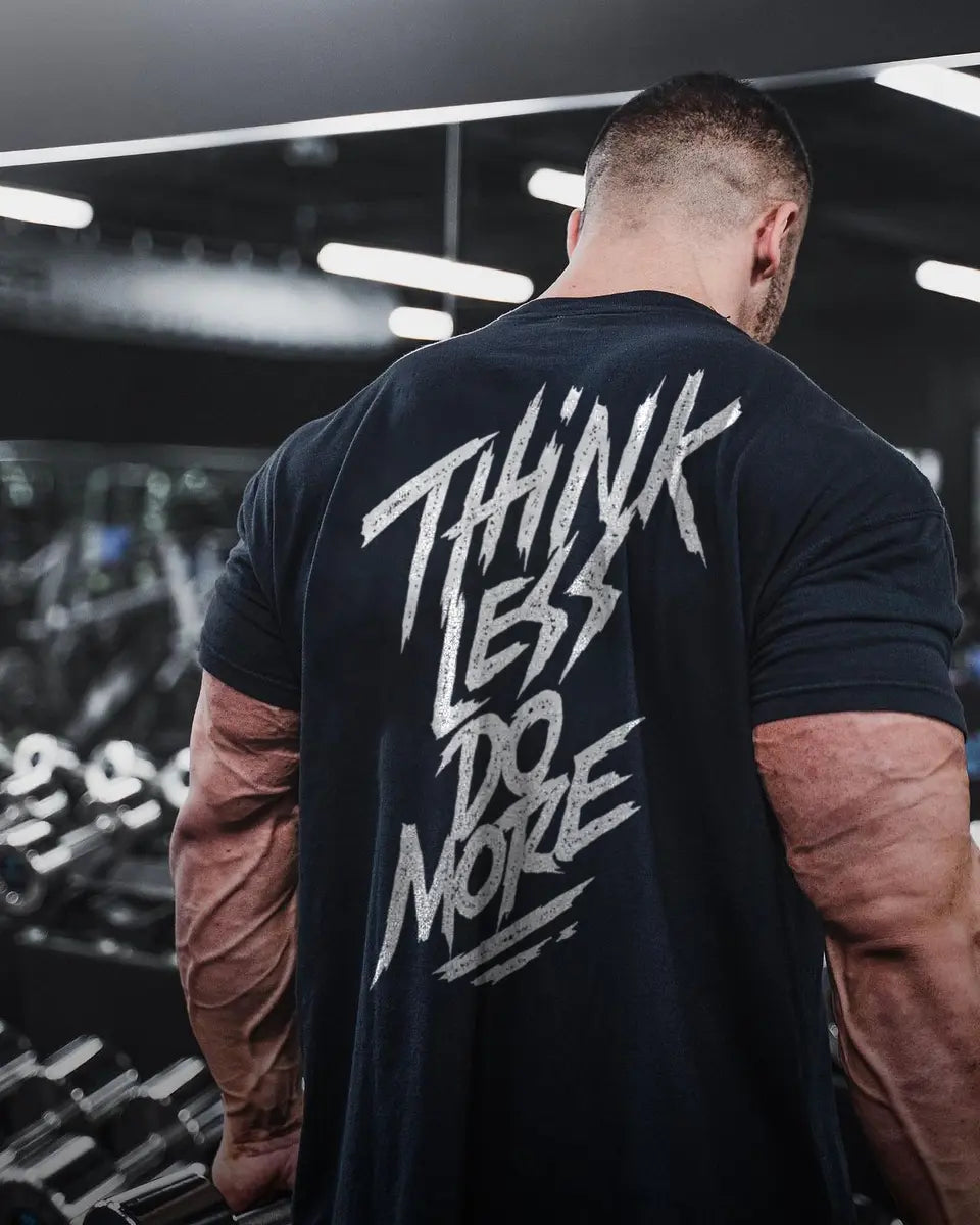 Think less,do more Print Men's T-shirt