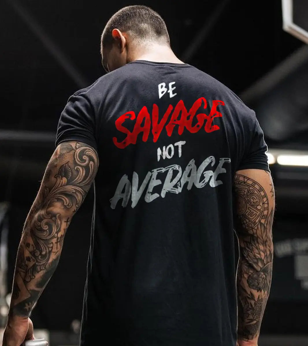 Be savage,no average  Print Men's T-shirt