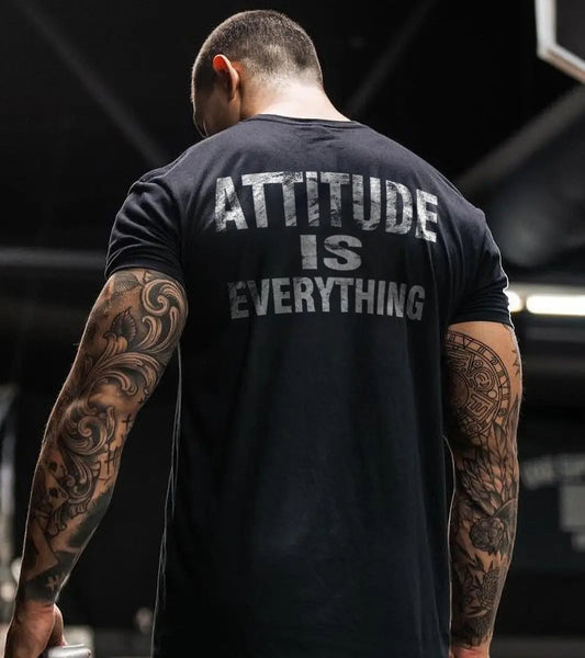 Attitude is everything Print Men's T-shirt