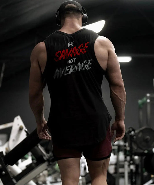 Be savage,not average  Printed Men's Vest