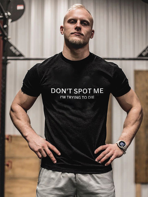 Don't Spot Me Printed Men's T-shirt