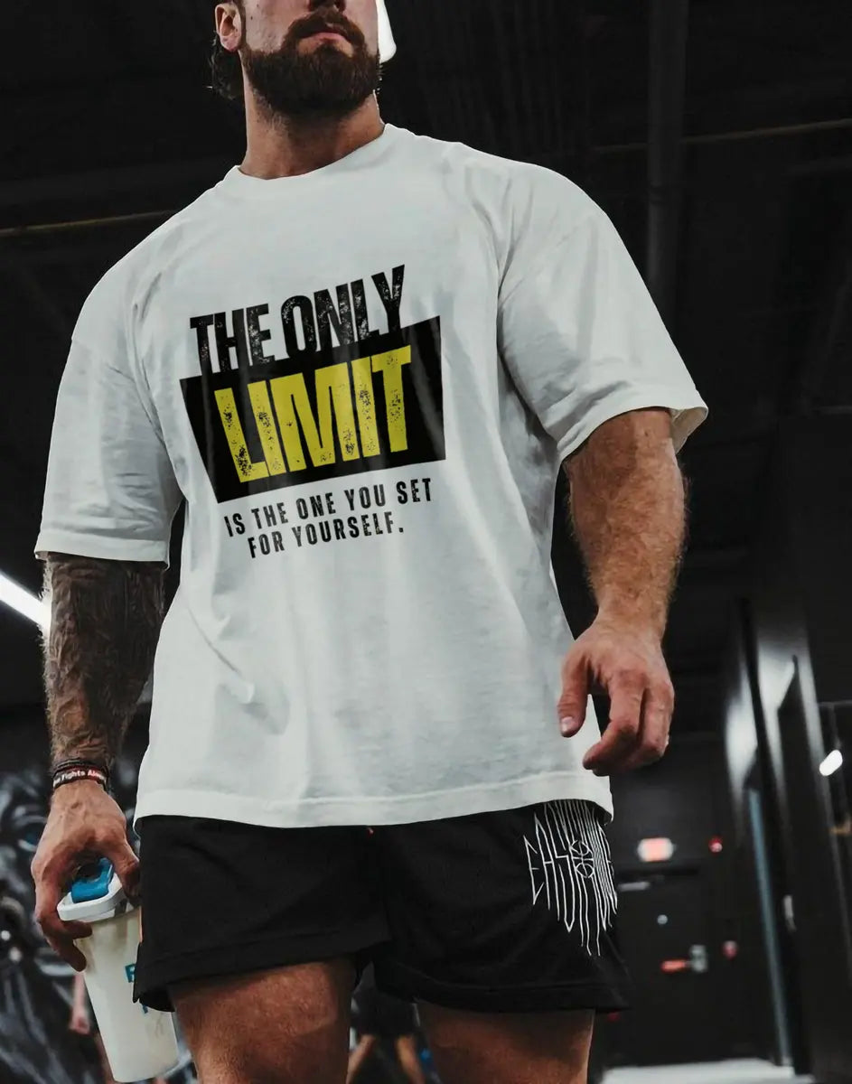 The only limit is the one you set for yourself Print Men's T-shirt