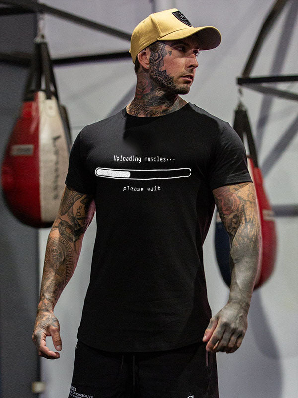 Uploading Muscles... Printed Men's T-shirt