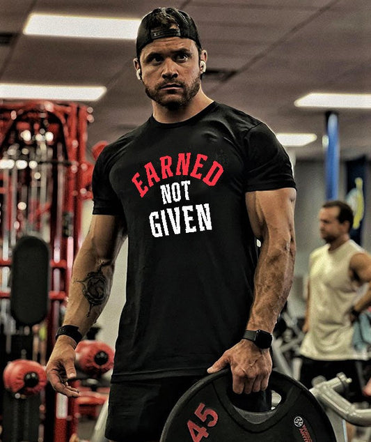 Earned Not Given Printed Men's T-shirt