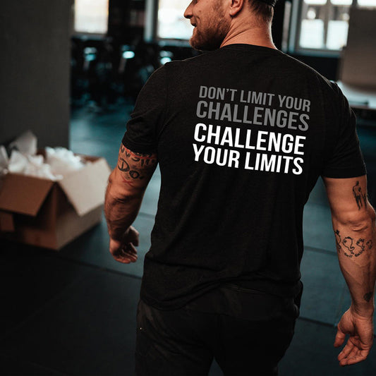 Don't Limit Your Challenges Printed Men's T-shirt