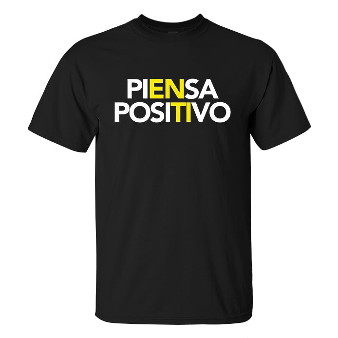 Piensa Positivo Printed Men's T-shirt