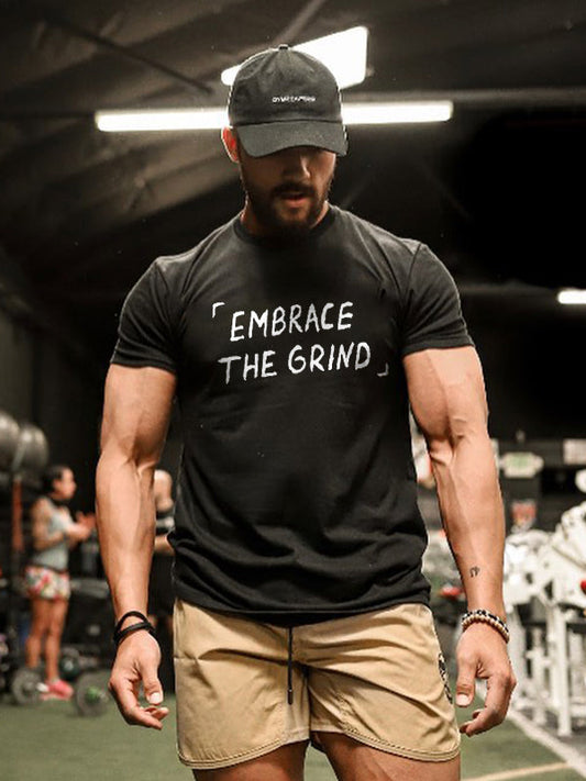 Embrace The Grind Printed Men's T-shirt