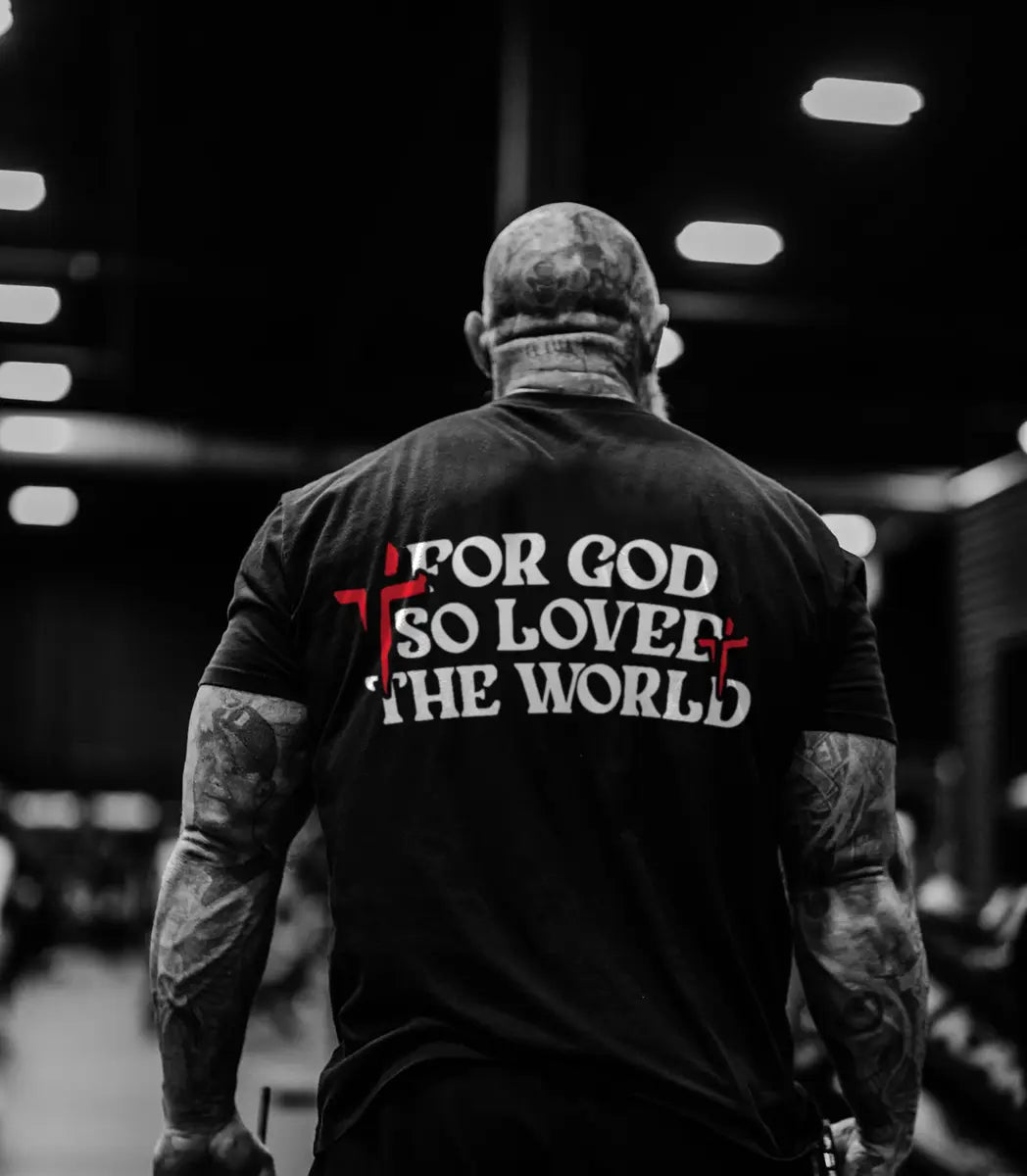 For god so loved the world  Print Men's T-shirt