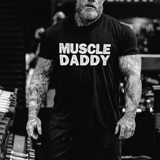 Muscle Daddy Printed Men's T-shirt