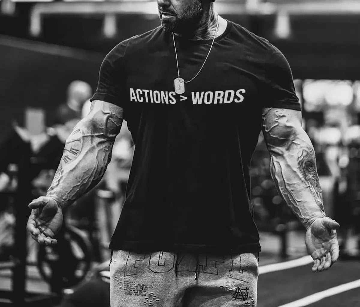 Actions>Words Print Men's T-shirt