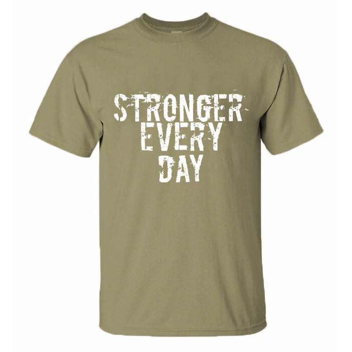 Stronger Every Day Printed Men's T-shirt