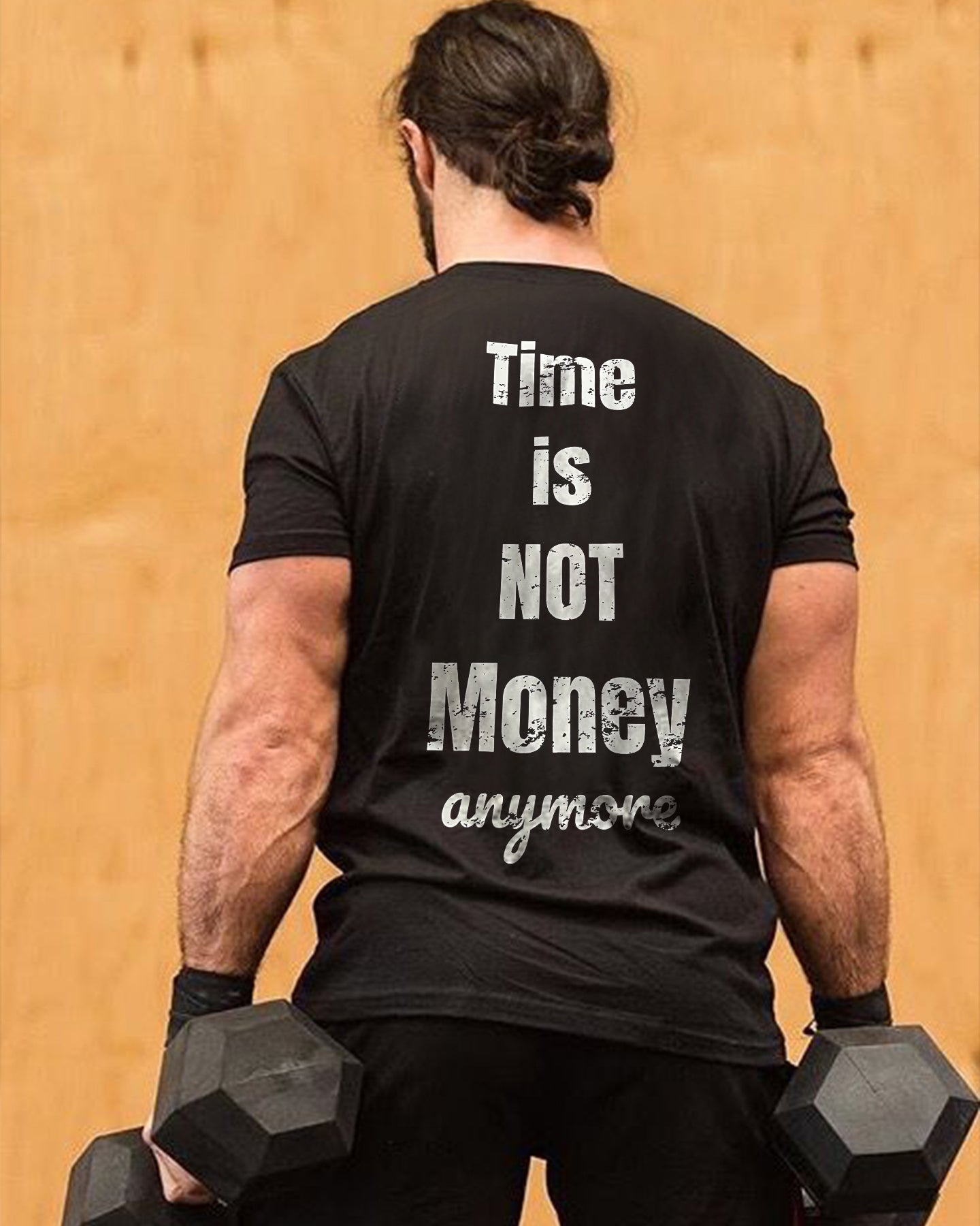 Time Is Not Money Anymore Printed Men's T-shirt