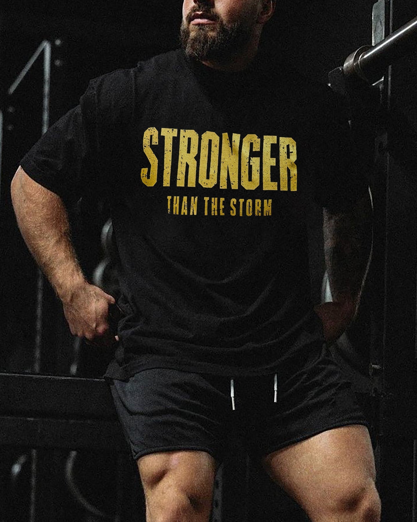 Stronger Than The Storm Printed Men's T-shirt