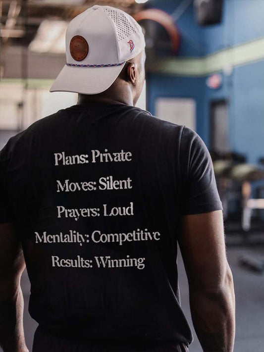 Plans: Private Moves: Silent Printed Men's T-shirt