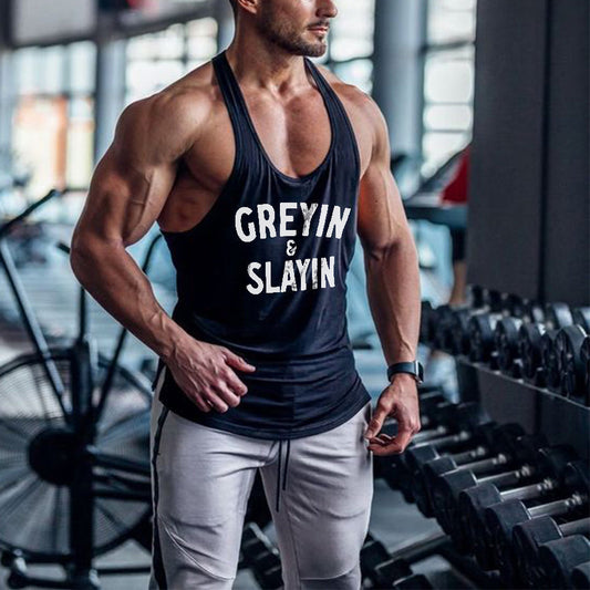 Greyin & Slayin Printed Men's Tank Top