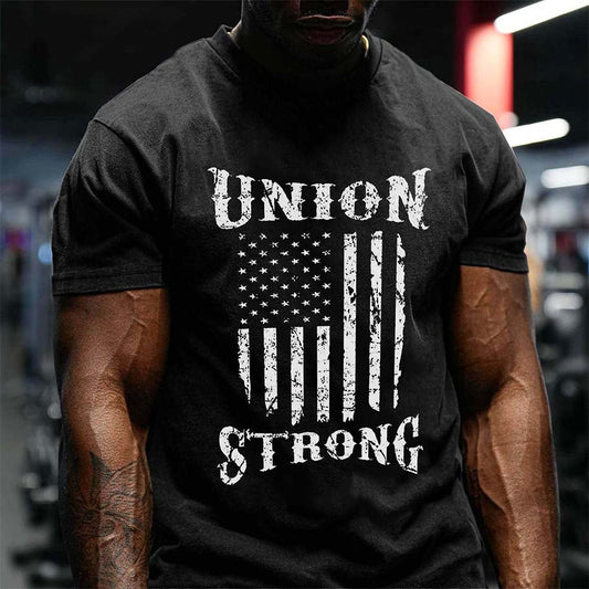 Union Strong Printed Men's T-shirt