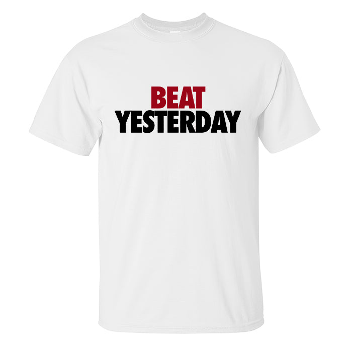 Beat Yesterday Print Men's T-shirt