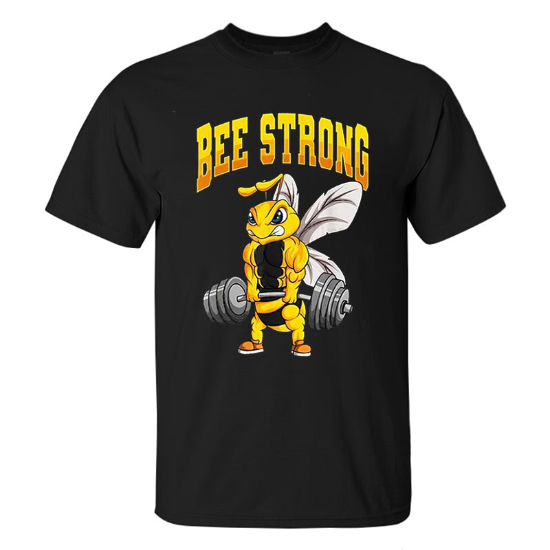 Bee Strong Printed Men's T-shirt