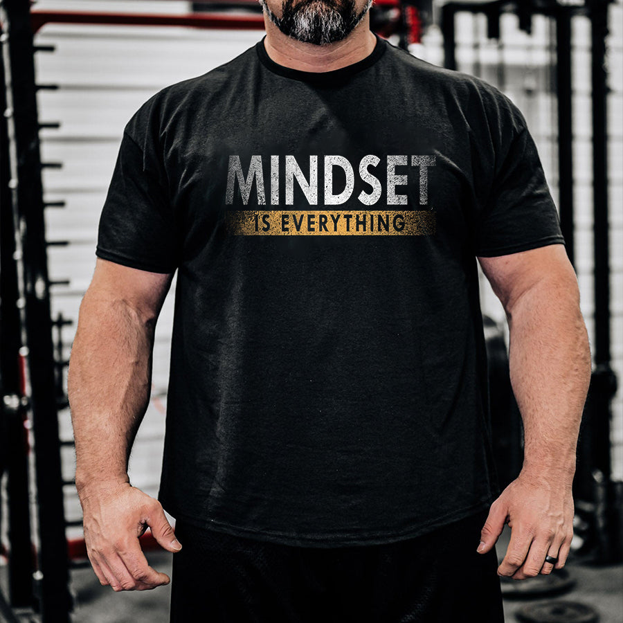 Mindset Is Everything Printed Men's T-shirt