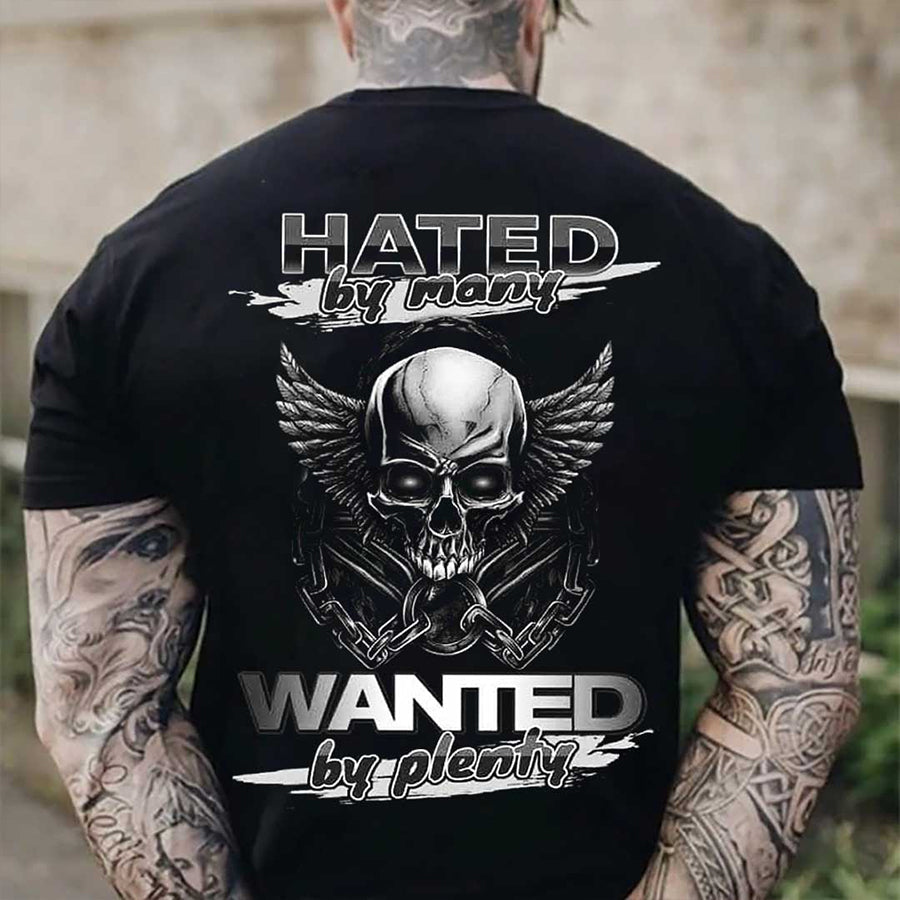 Viking Hated By Many Wanted By Plenty Printed Men's T-shirt