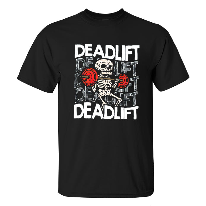 Deadlift Skull Printed Men's T-shirt