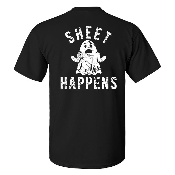 Sheet Happens Printed Men's T-shirt