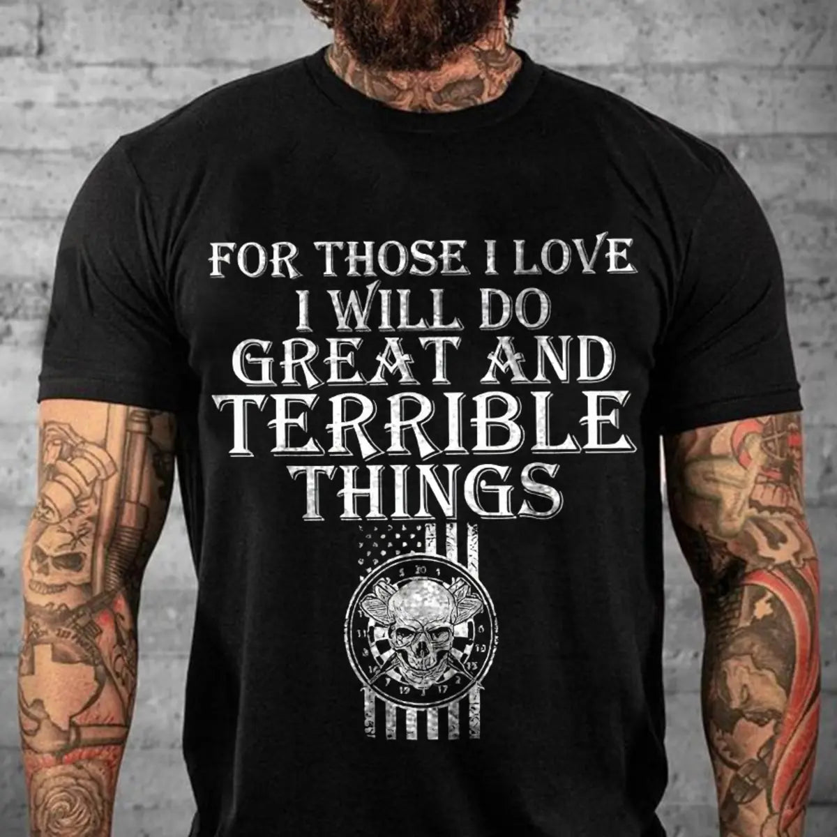 Viking For Those l Love Printed Men's T-shirt