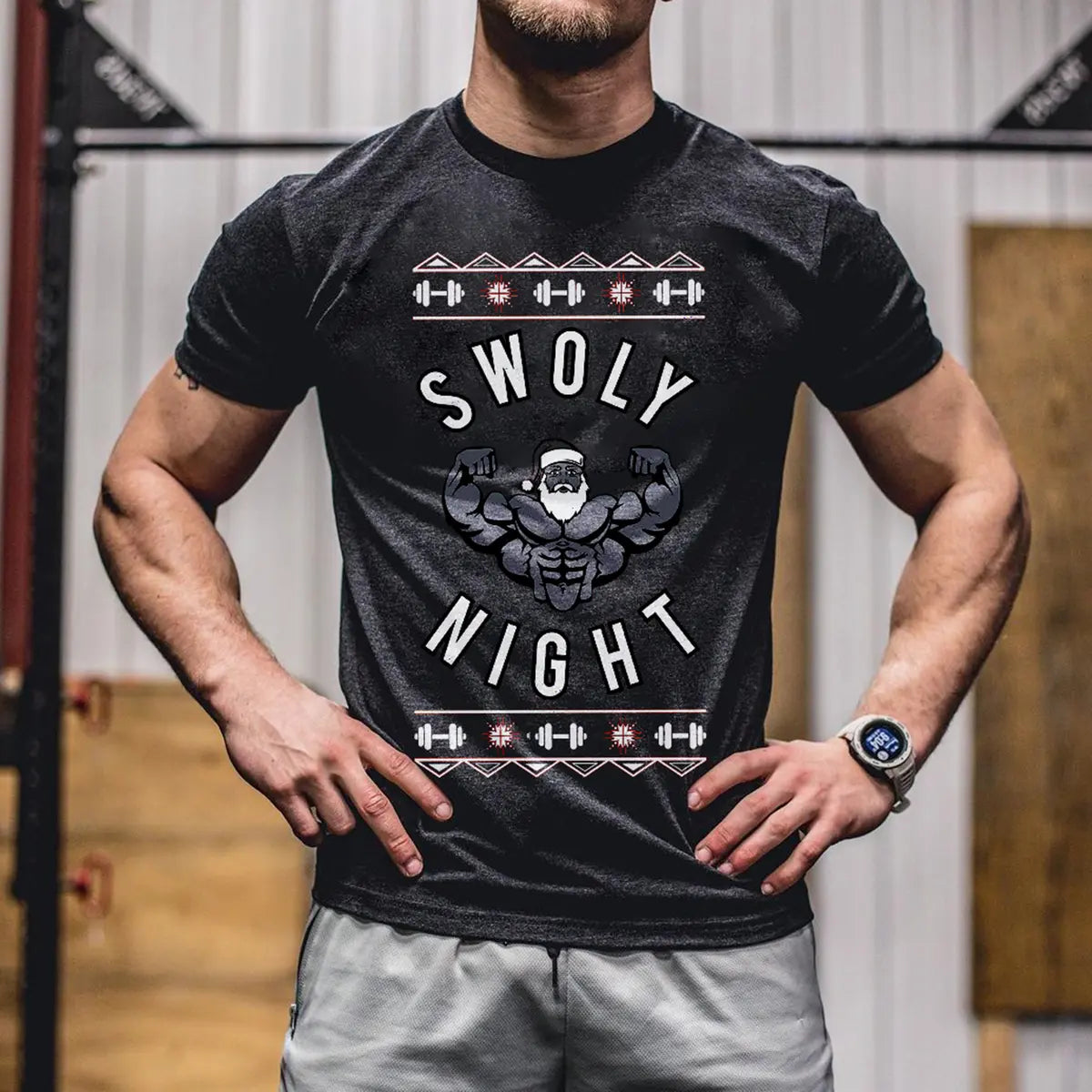 Swoly Night Printed Men's T-shirt