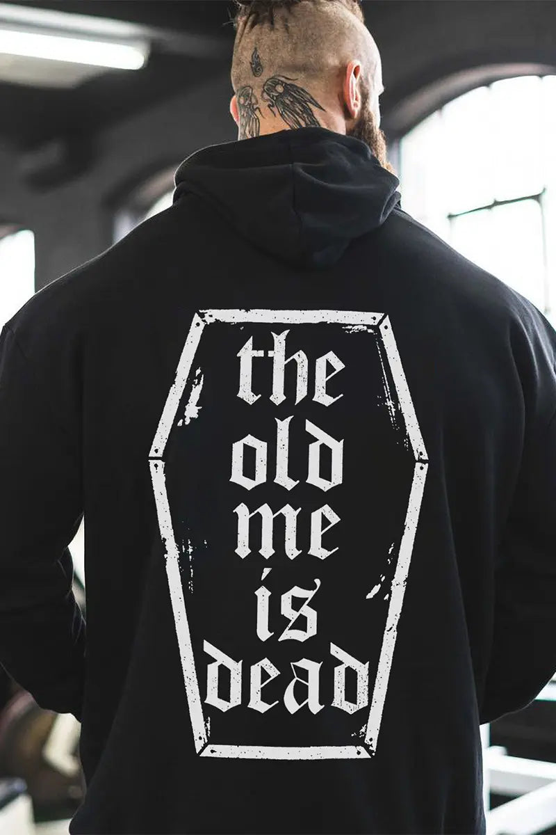 The Old Me Is Dead Printed Men's Hoodie